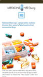 Mobile Screenshot of medicineinneed.org